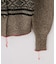 【PROVOKE/プロヴォーク】fair isle cocoon cardigan