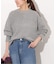 パッチワークニットプルオーバー