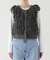 CLANE/クラネ W FACE FRINGE KNIT VEST 17106-2082