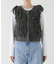 CLANE/クラネ W FACE FRINGE KNIT VEST 17106-2082