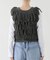 CLANE/クラネ W FACE FRINGE KNIT VEST 17106-2082