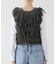 CLANE/クラネ W FACE FRINGE KNIT VEST 17106-2082