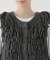 CLANE/クラネ W FACE FRINGE KNIT VEST 17106-2082