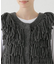 CLANE/クラネ W FACE FRINGE KNIT VEST 17106-2082