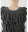 CLANE/クラネ W FACE FRINGE KNIT VEST 17106-2082