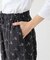 crinkle crinkle crinkle print quilting pants CC-3027