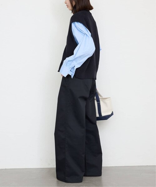スローブイエナ　チノタックワイドパンツ　25ss チノタックワイドパンツ（チノパンツ）｜SLOBE IENA（スローブ