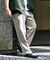 TORO 2WAY 2タックワイドパンツ