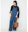 LE DENIM BARE BK サロペット