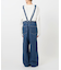 LE DENIM BARE BK サロペット