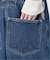 LE DENIM BARE BK サロペット