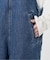 LE DENIM BARE BK サロペット