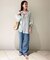 《4サイズ展開》LEDENIM TUCK TROUSERデニム