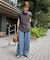 《4サイズ展開》LEDENIM TUCK TROUSERデニム