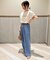《4サイズ展開》LEDENIM TUCK TROUSERデニム