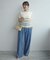 《4サイズ展開》LEDENIM TUCK TROUSERデニム