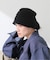 RACAL / ラカル Mesh Line Knit Bucket Hat