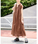 コットンボイルサイドティアードワンピース