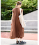 コットンボイルサイドティアードワンピース