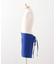 Maison Empereur / メゾン・エンペラー electric blue apron w/ coat of arms