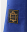 Maison Empereur / メゾン・エンペラー electric blue apron w/ coat of arms