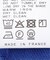 Maison Empereur / メゾン・エンペラー electric blue apron w/ coat of arms
