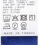 Maison Empereur / メゾン・エンペラー electric blue apron w/ coat of arms