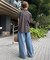 《4サイズ展開/追加》LEDENIM TUCK TROUSERデニム