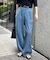 《4サイズ展開/追加》LEDENIM TUCK TROUSERデニム