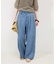 《4サイズ展開/追加》LEDENIM TUCK TROUSERデニム