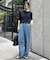 《4サイズ展開/追加3》LEDENIM TUCK TROUSERデニム