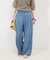《4サイズ展開/追加3》LEDENIM TUCK TROUSERデニム