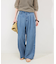 《4サイズ展開/追加3》LEDENIM TUCK TROUSERデニム