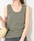 コットンテレコタンクトップ