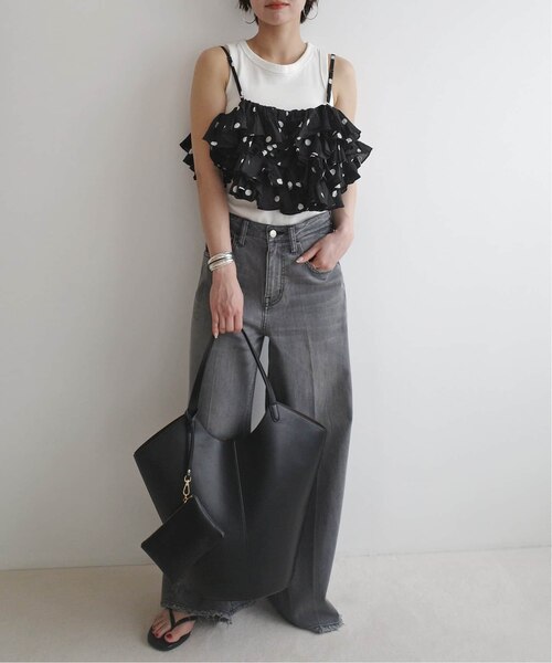 crinkle crinkle crinkle ドットフリルキャミ crinkle crinkle crinkle ドットフリルキャミ CC-3538（シャツ