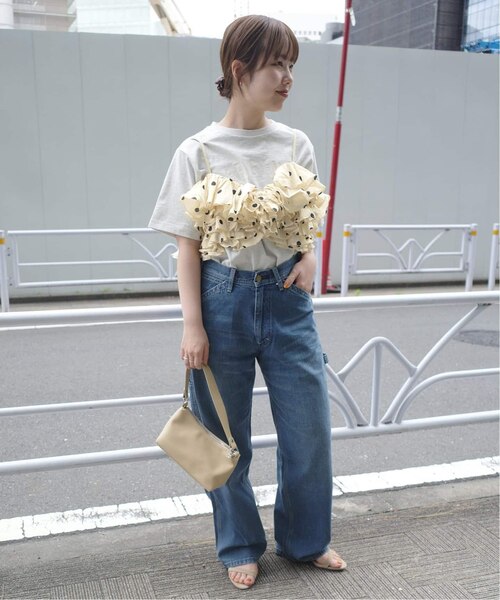 crinkle crinkle crinkle ドットフリルキャミ CC-3538｜フォー