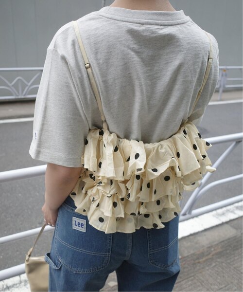 crinkle crinkle crinkle ドットフリルキャミ CC-3538｜フォー