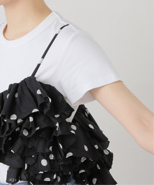 新品未使用品　Crinklecrinklecrinkle ドット フリル キャミ セール】crinkle crinkle crinkle ドットフリルキャミ CC-3538