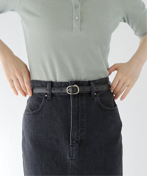 試着のみ　2025SS スローブイエナ　ベルト　ブラック 試着のみ 2025SS スローブイエナ ベルト ブラック 追加2》SLOBE