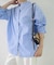 《追加》ROYAL NAVY/ロイヤルネイビー SLOBE別注 バンドカラーシャツ