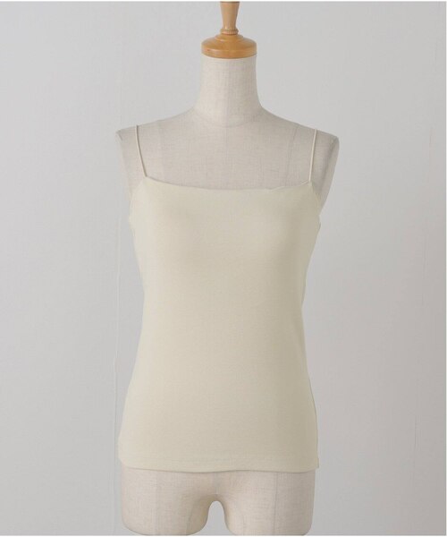 追加》カップ付きフライスキャミソール｜フォーワンセブン