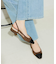SLOBE パテントバックスリングパンプス