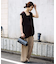 SLOBE ベルトバックスリングパンプス