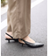 SLOBE ベルトバックスリングパンプス