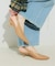 SLOBE ベルトバックスリングパンプス