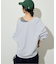 スムースオーバーVネックニット