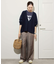 スムースオーバーVネックニット