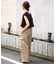 サテンカーゴパンツ