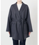 SUPER140 ダブルフェイスベルテッドコート