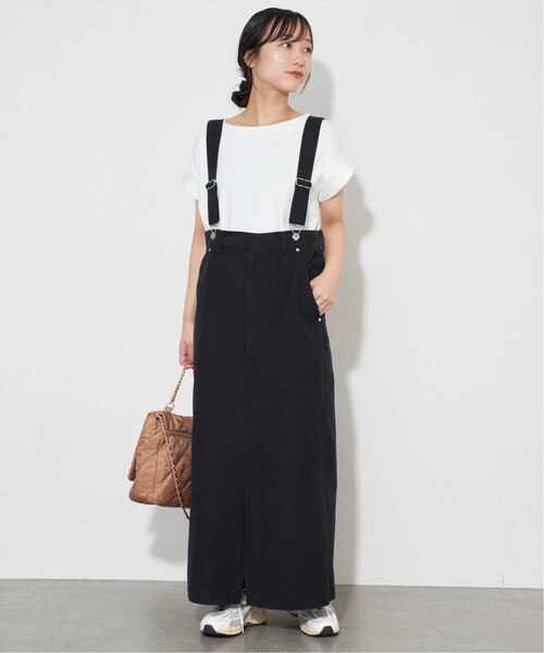 SLOBE IENA ハイウエストジャンパースカート WEB限定/追加》ハイウエストジャンパースカート | スローブ イエナ